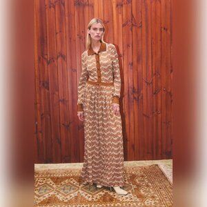 Alemais Stefanie Knit Shirtdress